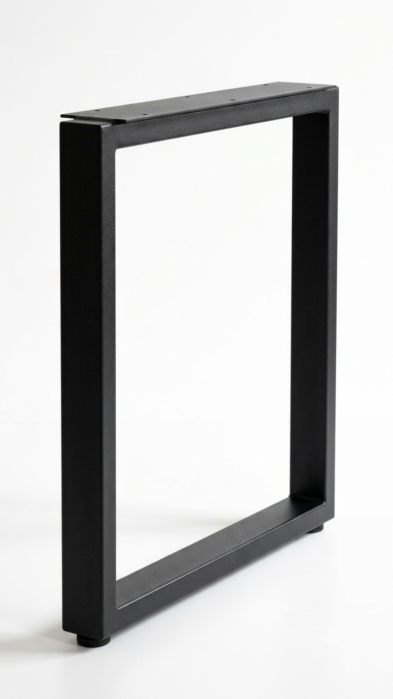 MDF Minimalist Metal Frame Desk