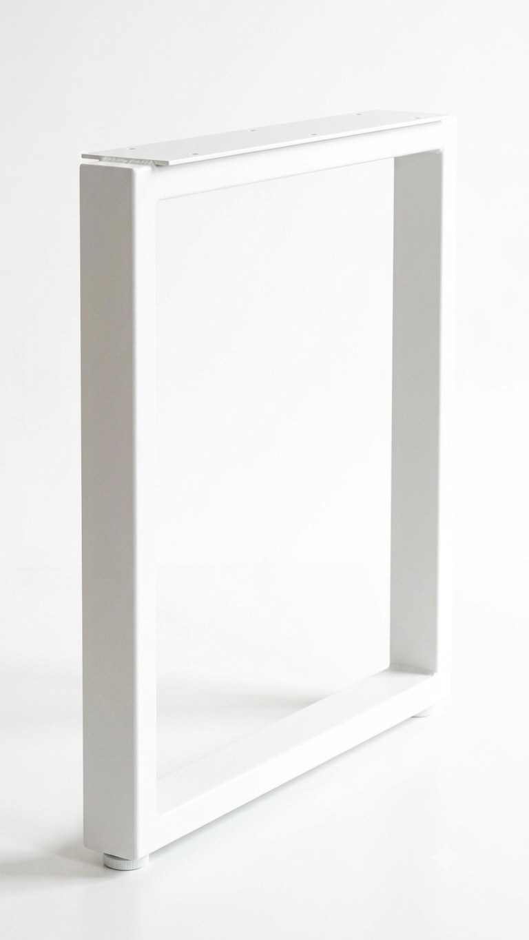 MDF Minimalist Metal Frame Desk